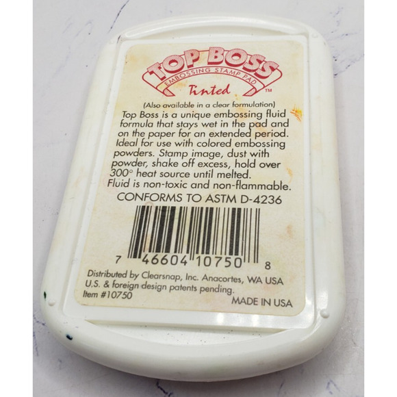 Clearsnap Top Boss Tinted Embossing Stamp Pad 10750 - Picture 2 of 3